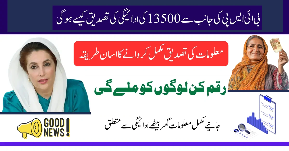 BISP 8171 May 2025 Payment Update – Verify CNIC & Receive Rs.13,500