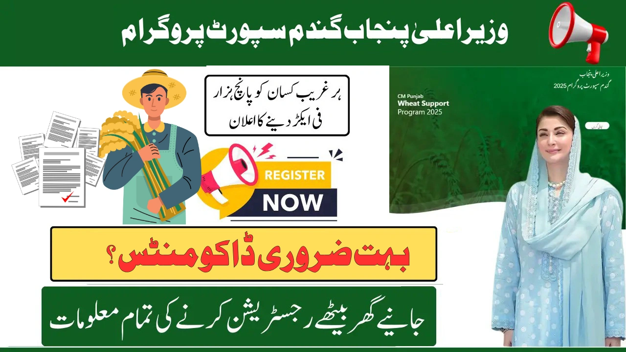 Required Documents to Apply for CM Punjab Wheat Support Program 2025