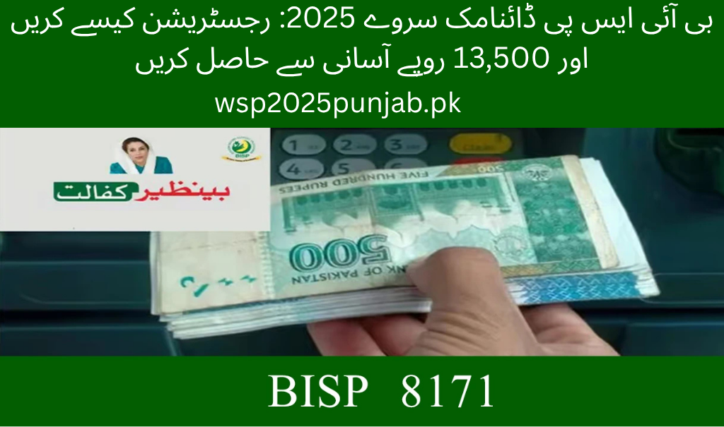 BISP Dynamic Survey 2025 How to Register and Get Rs. 13,500 Easily