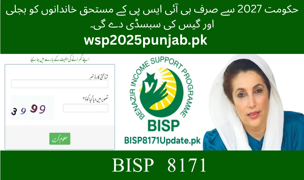 Govt to Give Electricity & Gas Subsidy Only to BISP Families from 2027
