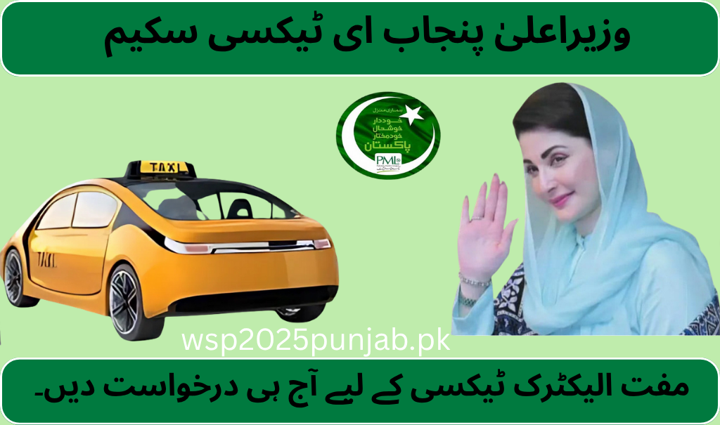 CM Punjab e-Taxi Scheme 2025