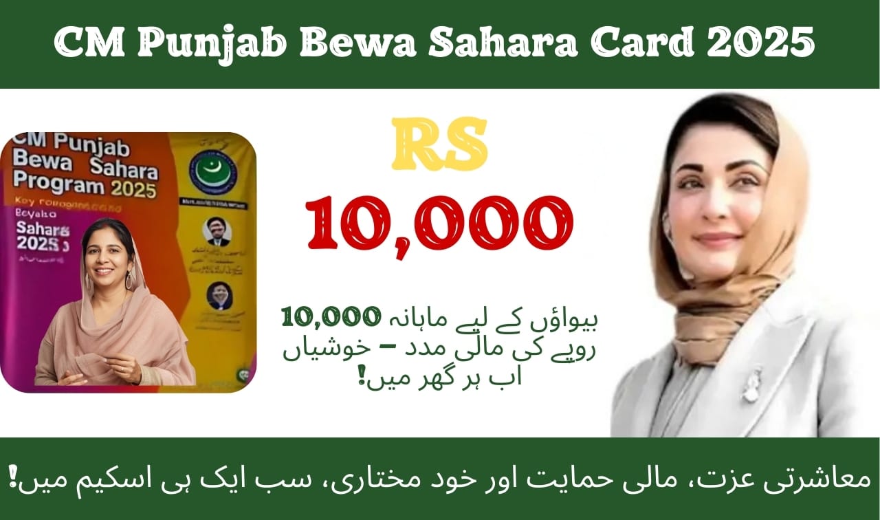 CM Punjab Bewa Sahara Card 2025