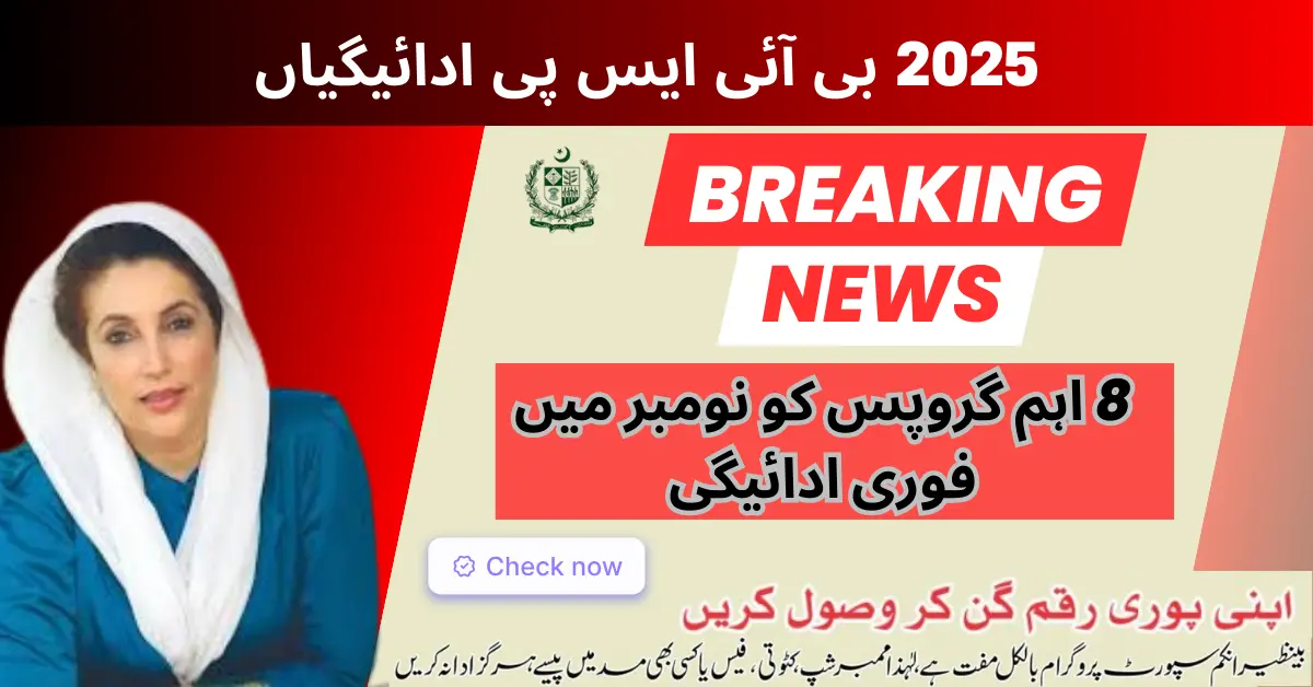 Big News: 2025 BISP Payments