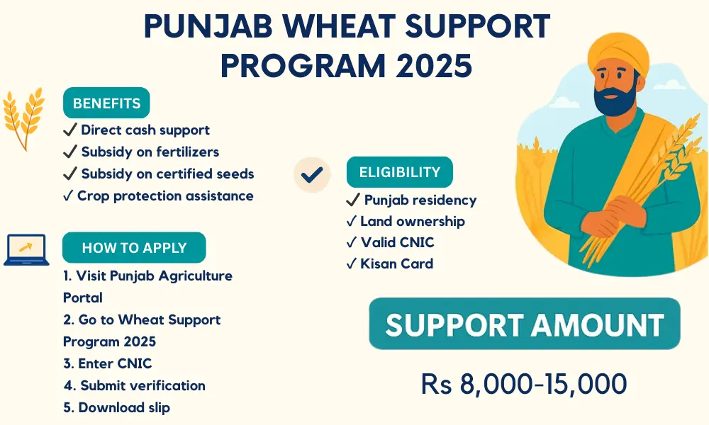 Wheat Support Program 2025 Punjab