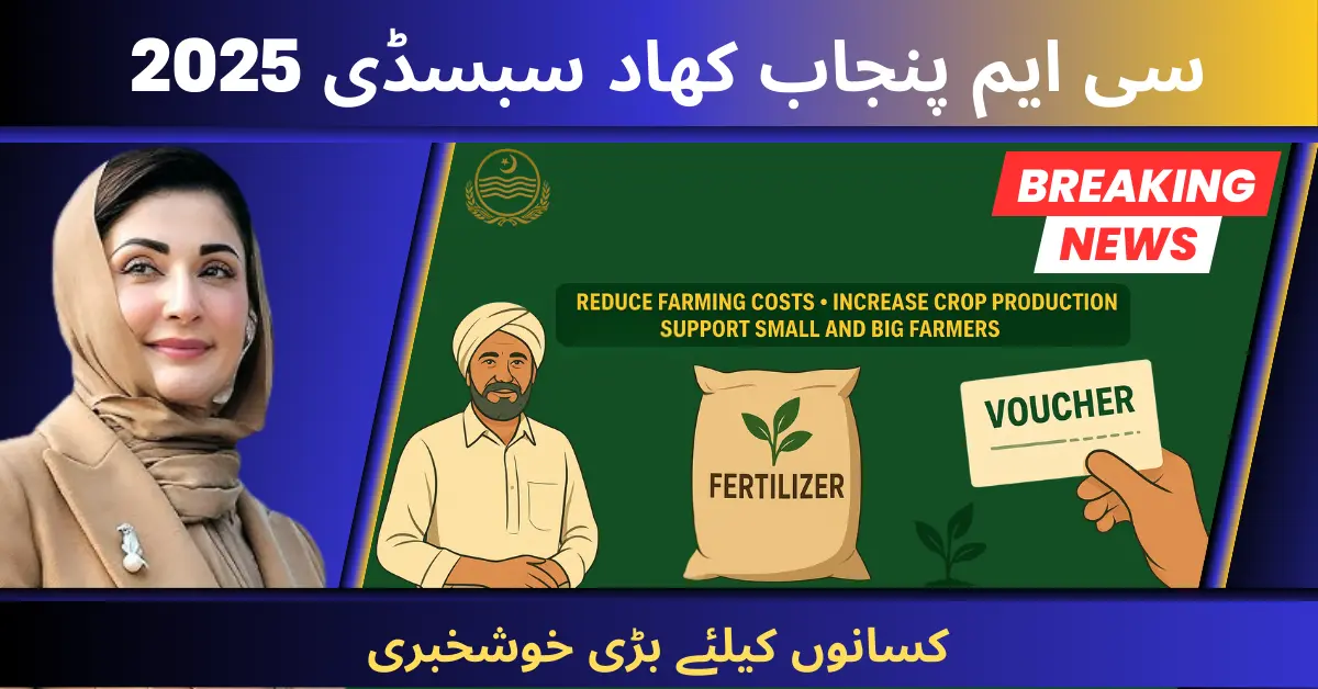 CM Punjab Fertilizer Subsidy 2025
