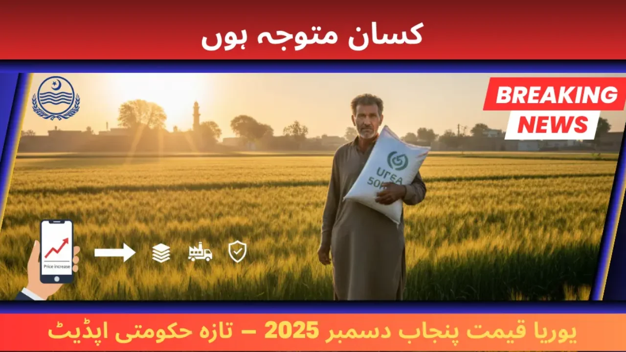 Urea Price Punjab December 2025 — Govt Update & Farmer Alert